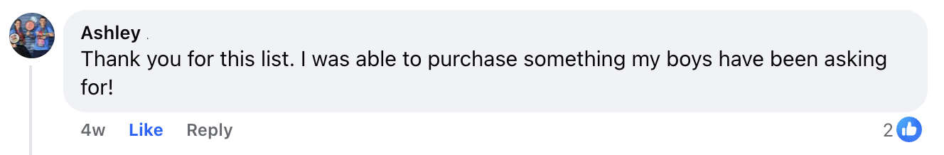 Testimonial from Ashley